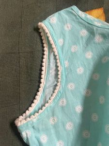 women kurti blue