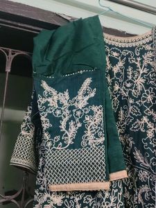 Embroidered Kurta Set with Dupatta