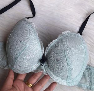 Ocean Blue Lace Bra