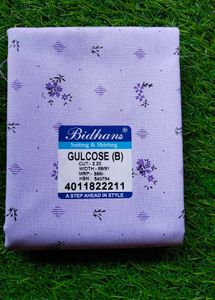 Bidhan's Purple Floral GULCOSE Fabric