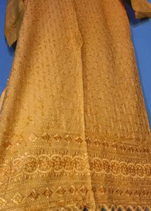 Beautiful Yellow Embroidered Kurta