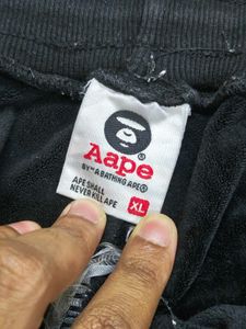 AAPE Jogger Pants Black Ape Head Logo