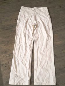 Off- White Wide-Leg High-Waist Jeans