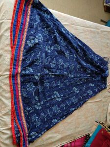 Beautiful Blue Floral Print chaniya choli