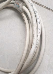 White Network Ethernet Cable