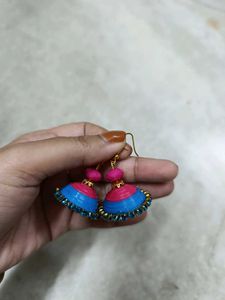 Quilled Handmade Jhumka Earrings Pack Of 5