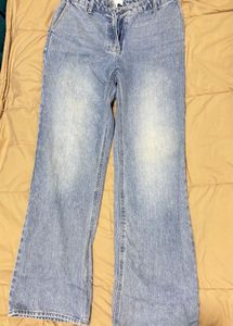 Light Wash Wide Leg Jeans