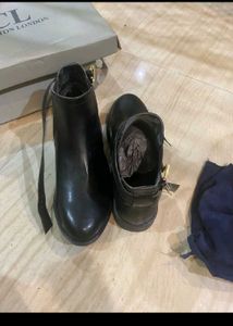 Carlton London Black Ankle Boots