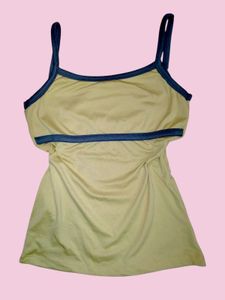 Cute Butter Yellow Tank Top