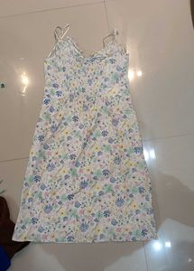 Floral Smocked Midi Dress