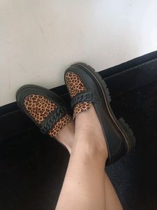 Leopard Print Chain Loafers