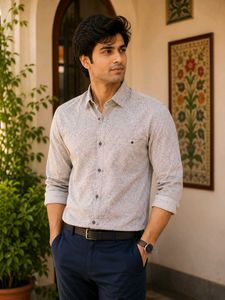Men's Printed Casual Shirt