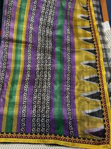 Elegant Printed Cotton Saree