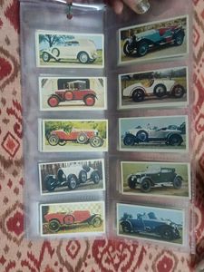 Vintage Car Trading Cards