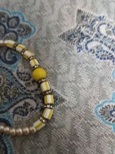 Yellow Dupatta free bracelet