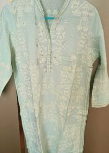 ice blue Kurta