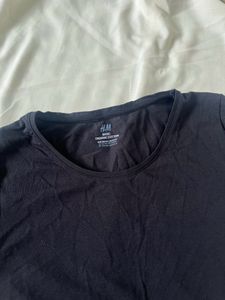 H&m Basic Black Tee