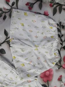 Cute Floral Print Top and Shorts Set