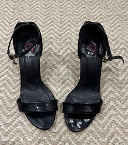 Elegant Black Strappy Heels