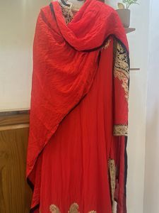 Embroidered Red suit set
