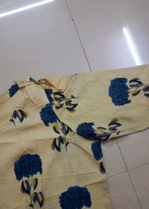 🟥Boho Yellow Floral Midi Dress