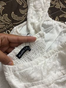Elegant White Lace Dress