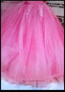 Stunning Pink Embellished Gown