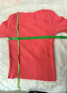 Coral Stone Work Sweater( Women's)