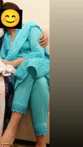 Turquoise blue 3 piece suit set