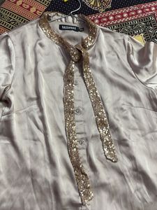 Elegant Champagne Top