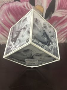 Unique Multi-Photo Cube Display rotatable