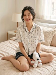 Cute Snoopy Pajama Set