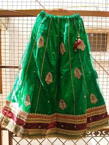 Beautiful Emerald Green Lehenga