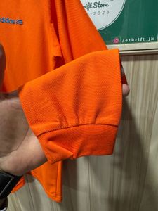 Adidas Essentials Climalite Orange Polo T-Shirt
