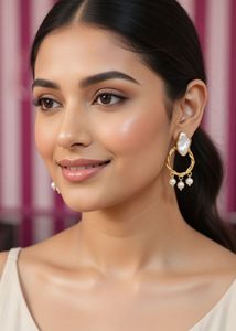 Statement Coin Drop Earrings