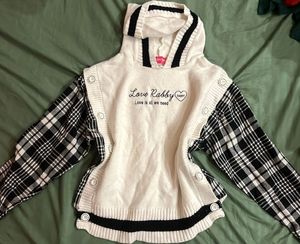 2 in 1 Love Rabby Japenese Kawaii Hoodie
