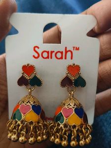 Vibrant Multicolor Jhumka Earrings