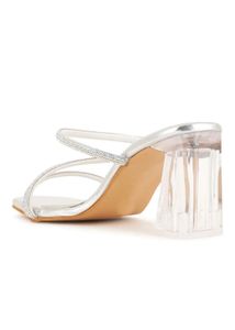 Sparkling Rhinestone Block Heels