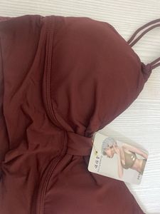 Burgundy Bralette Top
