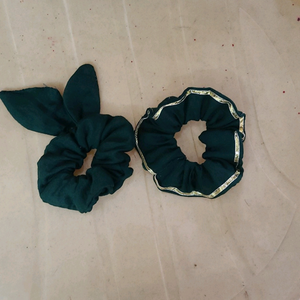 Combo of 3(2 beautiful scrunchies &amp; 1 net duppata)