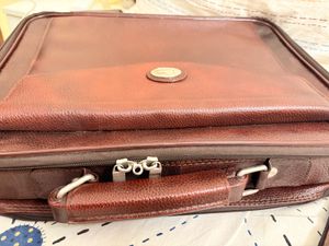 Briefcase/Laptop Bag- Sreeleathers Leather Lapto
