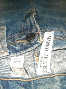 MANGO Denim | Vintage Faded Blue Jeans - Women
