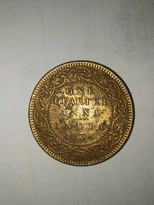 One Quarter Anna 1936 ( GEORGE V KING)