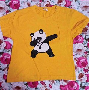 Yellow Crop Top