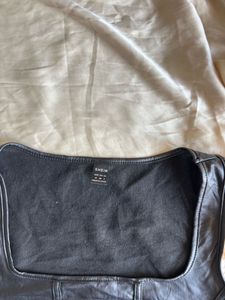 Shein Faux Leather Corset Top