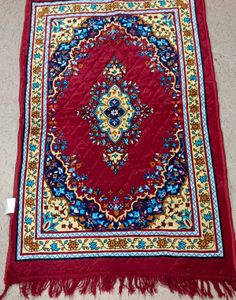 Red Velvet Prayer Rug