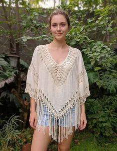 Boho Fringe Tunic Top