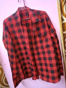 Classic Red &amp; Black Checkered Shirt