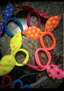 Colorful Hair Ties &amp; Scrunchies Set