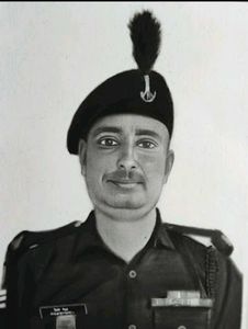 Military Portrait Drawing